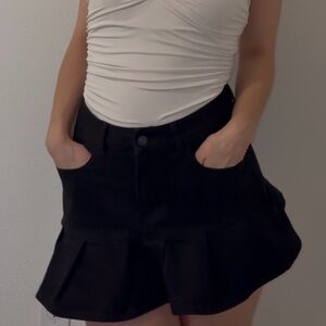 CIDER black denim skirt